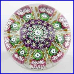 Perthshire 1979 Skier Pine Tree Picture Cane Millefiori Twist PP27 Paperweight