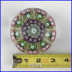 Perthshire 1979 Skier Pine Tree Picture Cane Millefiori Twist PP27 Paperweight