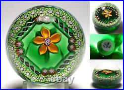 Perthshire 1983A Millefiori Flower Paperweight Ltd Ed Ann Coll