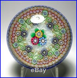 Perthshire 1999 PP206 LtdEd Magnum Millefiori Nosegay with Garland Paperweight