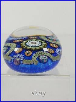 Perthshire Lim. Edition 1989 Paperweight PP121 Centre Colored Head Marmalade Cat