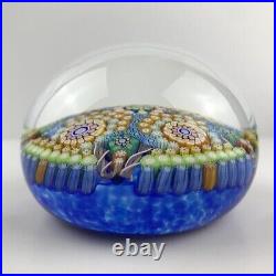 Perthshire PP106 1988 Large Complex Cane Closepack Millefiori Twist Paperweight