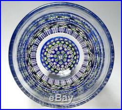 Perthshire PP48 Old Fashioned Paperweight Tumbler with Concentric Millefiori Base