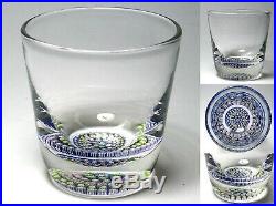 Perthshire PP48 Old Fashioned Paperweight Tumbler with Concentric Millefiori Base
