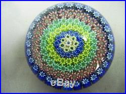 Perthshire Paperweight Close Packed Concentric Millefiori, P Cane