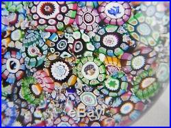 Perthshire Paperweight- Closepack Millefiori Canes- Numbered 16- Dated- #238