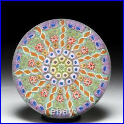 Perthshire Paperweights patterned millefiori and twists glass paperweight