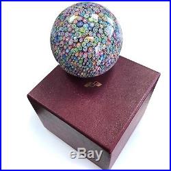 Peter McDougall Perthshire 2001 magnum ball paperweight 12/30 744