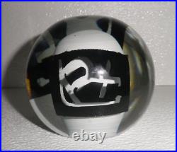 Pharmacy Rx Paperweight Art Glass Signed James Number 1 of 1 RARE Pharmaceutical