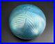 Pulled-Feather-Iridescent-Luster-Aurene-Blue-Art-Glass-Paperweight-01-vil