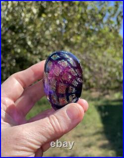 R. HELD Hand Blown Dichoric Purple Art Glass? In? RARE HARD TO FIND DESIGN