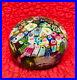 RARE-Vintage-Italian-Art-Glass-Millefiori-Flowers-Paperweight-So-Many-Forms-01-fnny