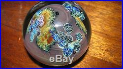 REDUCED! JOSH SIMPSON INHABITED PLANET PAPERWEIGHT Seascape, 3, #5-169,1991