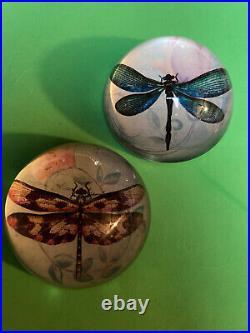 REVISED 8 glass paperweights some vintage, paperweight related bottle + 3 books