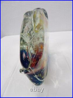 Ragazzi Signed Murano Blown Glass Large Fish Aquarium Paperweight withLabel