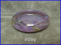 Rare 1952 Society of Glass Technology Paul Ysart Art Glass Pin Tray Souvenir