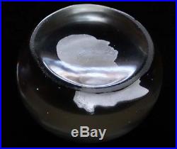 Rare 19thC. CLICHY French Sulphide Paperweight GEORGE WASHINGTON (profile)