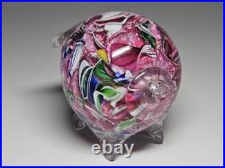 Rare Cape Cod Glass Works Bill Burchfield Scramble Glass Pig Paperweight 1993