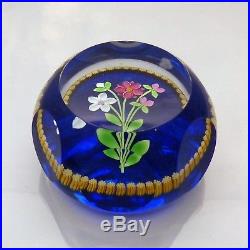 Rare Perthshire 2000 PPCC glass paperweight + cert + box / presse papiers