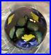 Rare-Vintage-David-Lotton-Studio-Art-Glass-Paperweight-Flower-Floral-01-nk