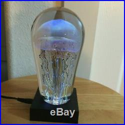 Richard (rick) Satava Studio Art Glass Jellyfish Sculpture/paperweight Nice One