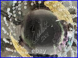 Robert Eickholt 6.5 Art Glass 2001 Glass Paperweight