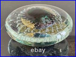 Robert Eickholt 6.5 Art Glass 2001 Glass Paperweight