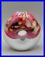 Robert-Eickholt-Art-Glass-Paperweight-Vase-Perfume-Pink-Sea-Life-Donut-Hole-1996-01-eopk