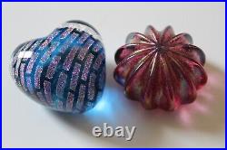 Robert Held vintage art glass paperweights lot from prominent estate