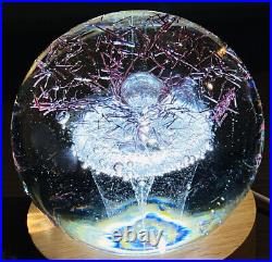 Ron Gavigan Millville Art Glass Magnum Paperweight Sculpture NJ Signed 2000
