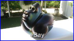 SALE! ORIENT and FLUME GORILLA PAPERWEIGHT Signed, Numbered, Tag, Box & Pamphlet