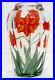 SIGNED-Sillars-ORIENT-FLUME-Studio-Art-Glass-AMARYLLIS-LILY-Paperweight-Vase-01-hmul