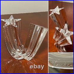 STEUBEN Crystal Art Glass STAR STREAM Figurine Paperweight #8567 by Neil Cohen