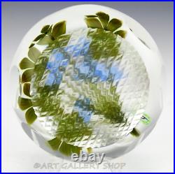STUNNING Perthshire Paperweight Faceted THE FLOWER OF DUNBLANE 1997 LMT ED Box