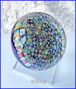 SUPERB Perthshire Millefiori Closepack paperweight, limited edition 1973