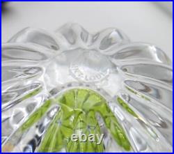 Saint Louis Crystal Millefiori Stars Cut Glass Paperweight