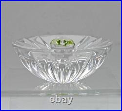 Saint Louis Crystal Millefiori Stars Cut Glass Paperweight