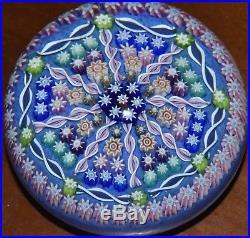 Scarce PERTHSHIRE PP94, large millefiori P-cane, Scottish paperweight (A199)