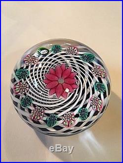 Selkirk Glass Paperweight Signed and Dated