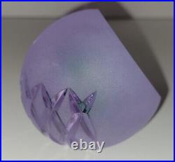 Signed Caithness Highland Posy Alexandrite Art Glass Paperweight 1448