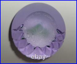 Signed Caithness Highland Posy Alexandrite Art Glass Paperweight 1448