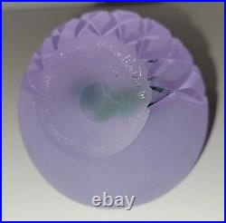 Signed Caithness Highland Posy Alexandrite Art Glass Paperweight 1448