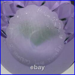 Signed Caithness Highland Posy Alexandrite Art Glass Paperweight 1448