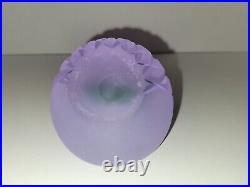 Signed Caithness Highland Posy Alexandrite Art Glass Paperweight 1448