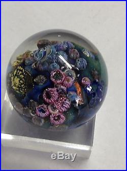 Signed Dated Numbered Josh Simpson Inhabited Planet 3 Paperweight 2005