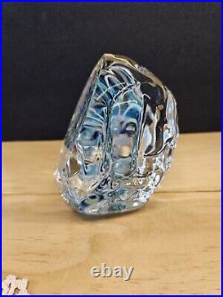 Signed R. Gerrett Spectacular Paperweight/sculpture Glass/ Controlled Bubbles