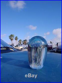 Signed Studio Art Glass Jellyfish Sculpture Paperweight Eickholt