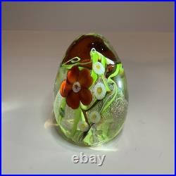 Spectacular 1983 ORIENT & FLUME ART Glass Paperweight Signed Nice