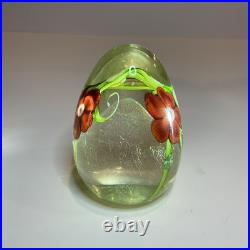 Spectacular 1983 ORIENT & FLUME ART Glass Paperweight Signed Nice