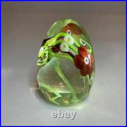 Spectacular 1983 ORIENT & FLUME ART Glass Paperweight Signed Nice